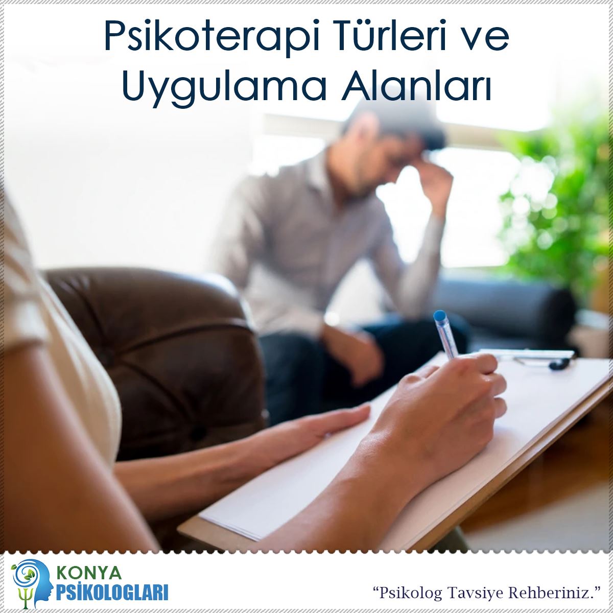Psikoterapi Türleri ve Uygulama Alanları : Kapak Görseli